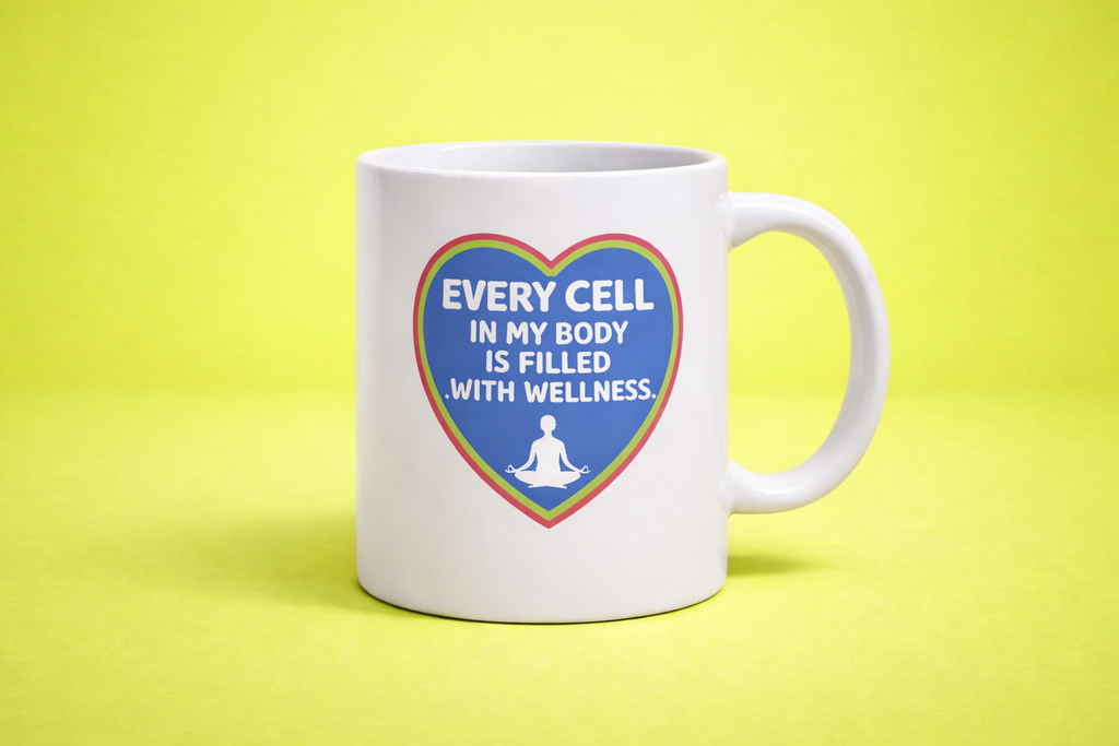 wellness affirmation mug